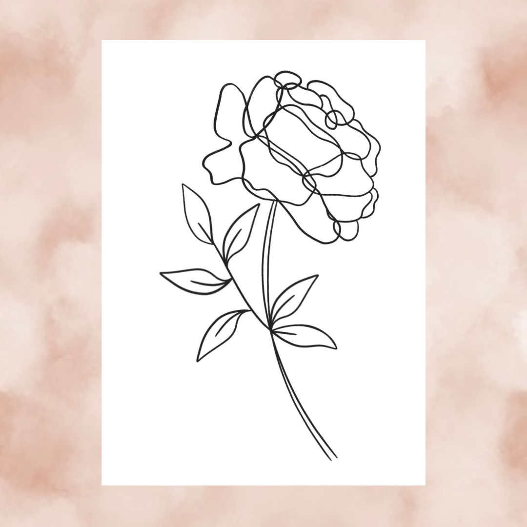 Rose (plain) - Print
