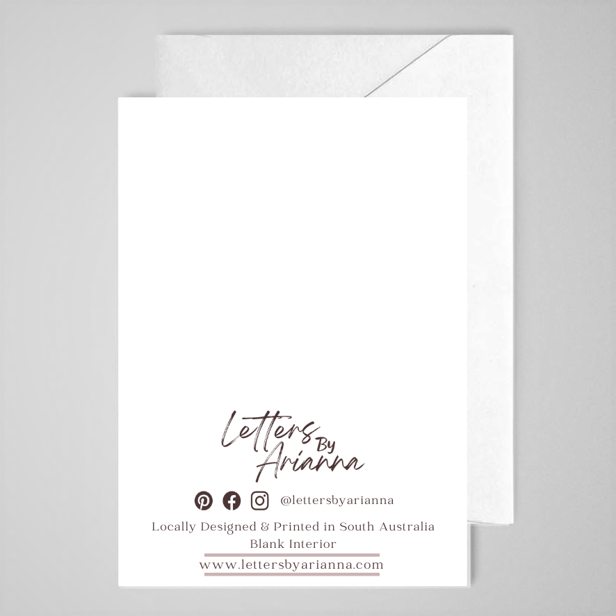 Sending Good Vibes (heart) - Greeting Card
