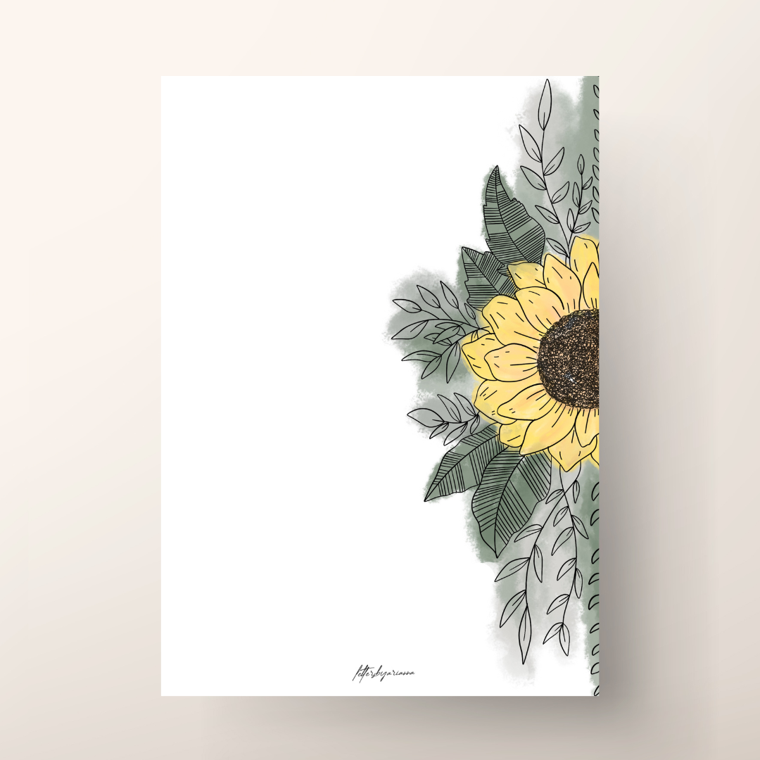 Sunflower - Print