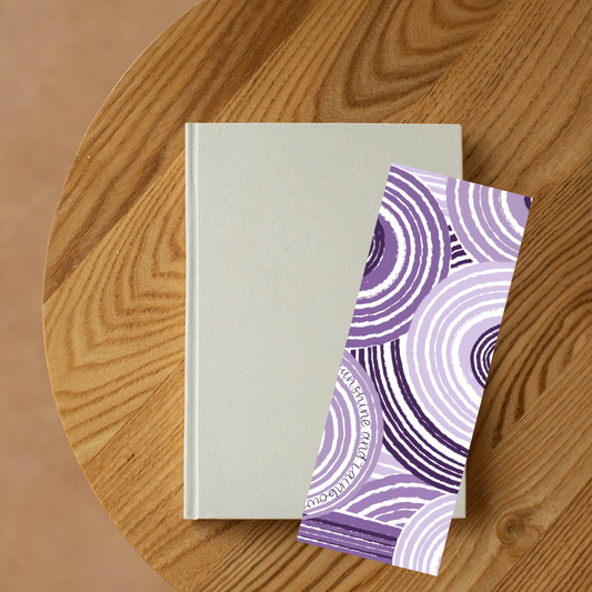 Purple Curves - Bookmark