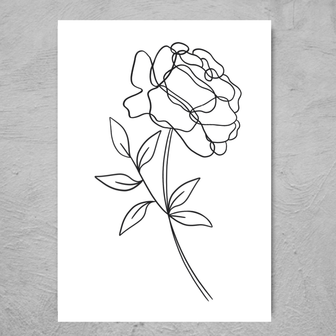 Rose (plain) - Print