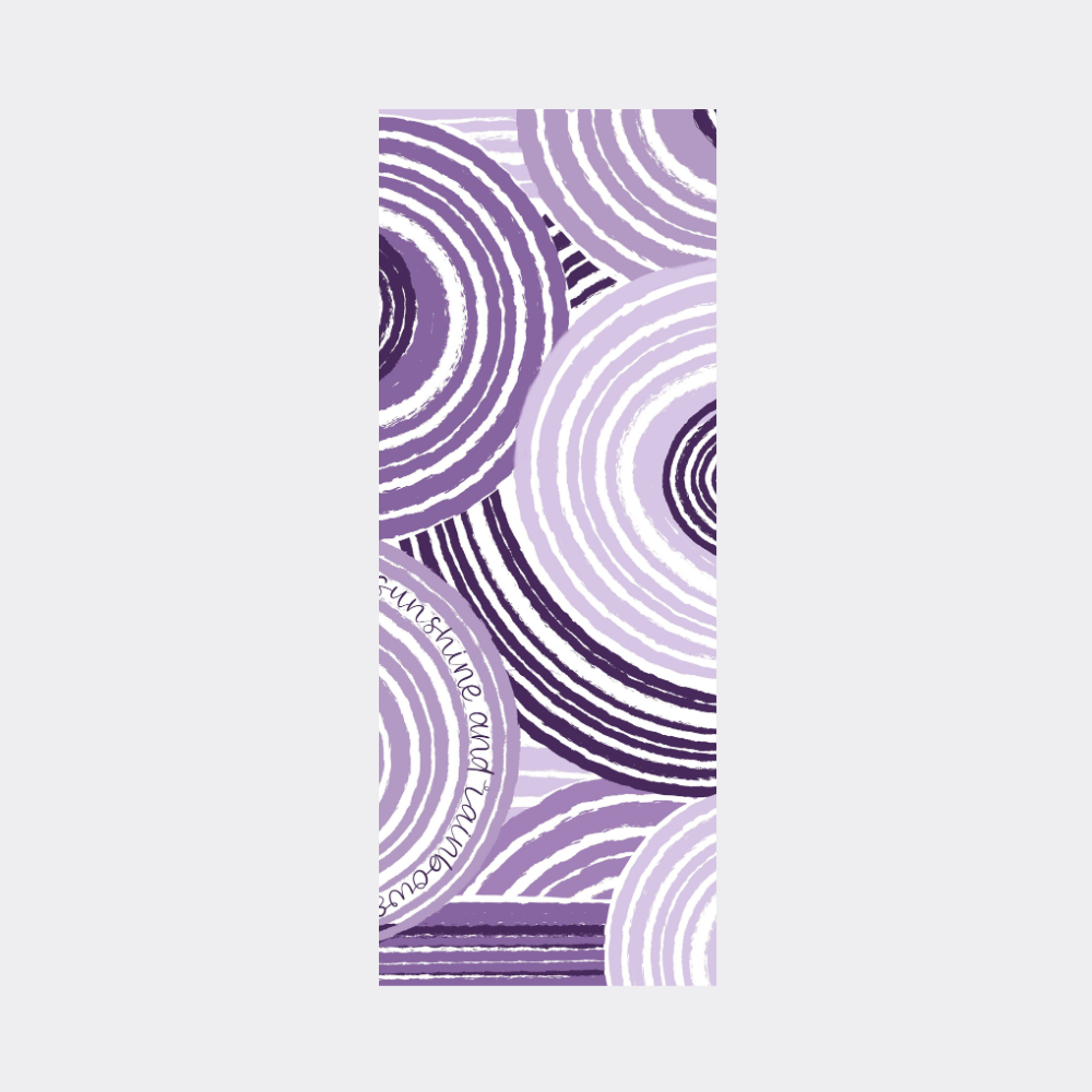 Purple Curves - Bookmark