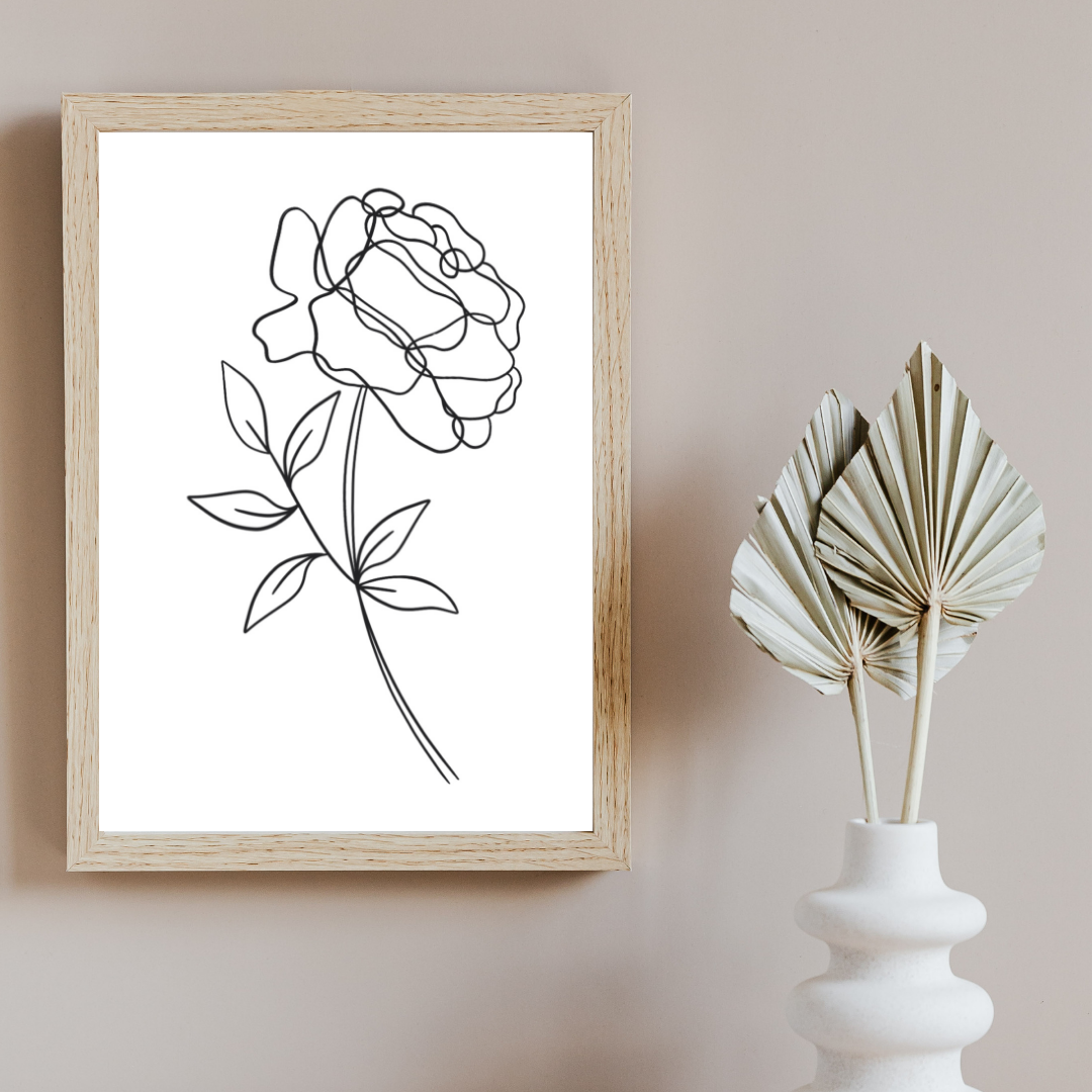 Rose (plain) - Print