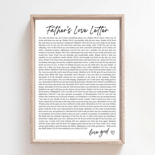 Father's Love Letter - Print