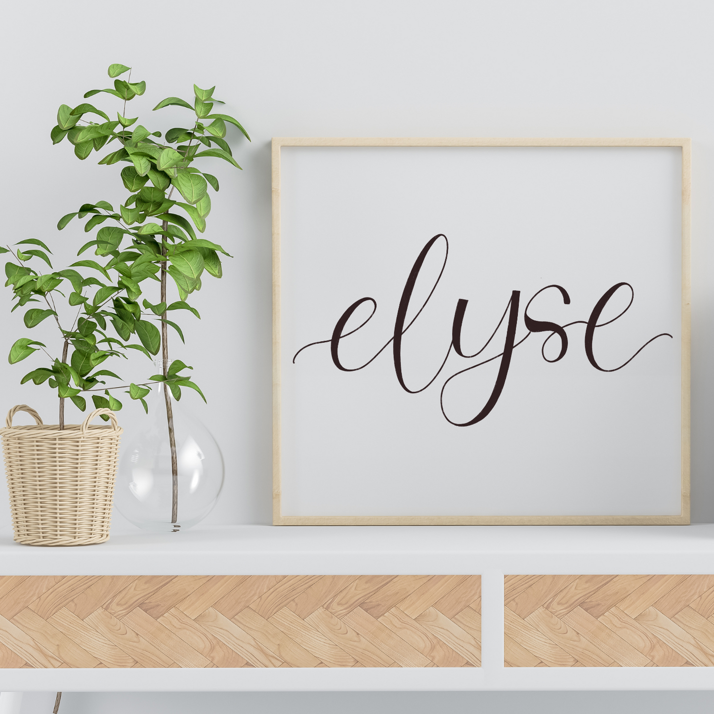 Custom Name Art (square)