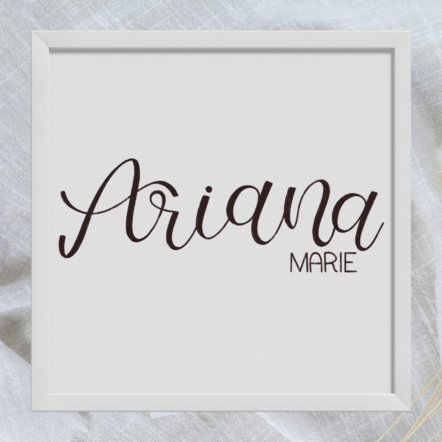 Custom Name Art (square)