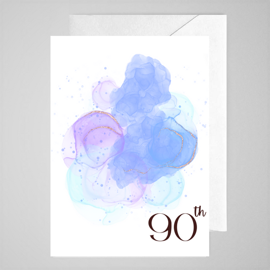 90th (purple WC) - Greeting Card
