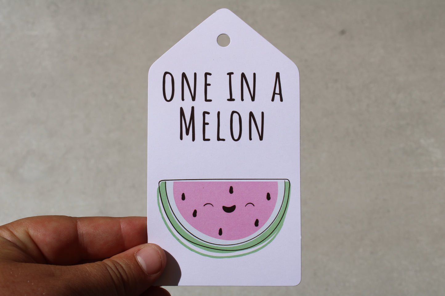 One In A Melon - Gift Tag