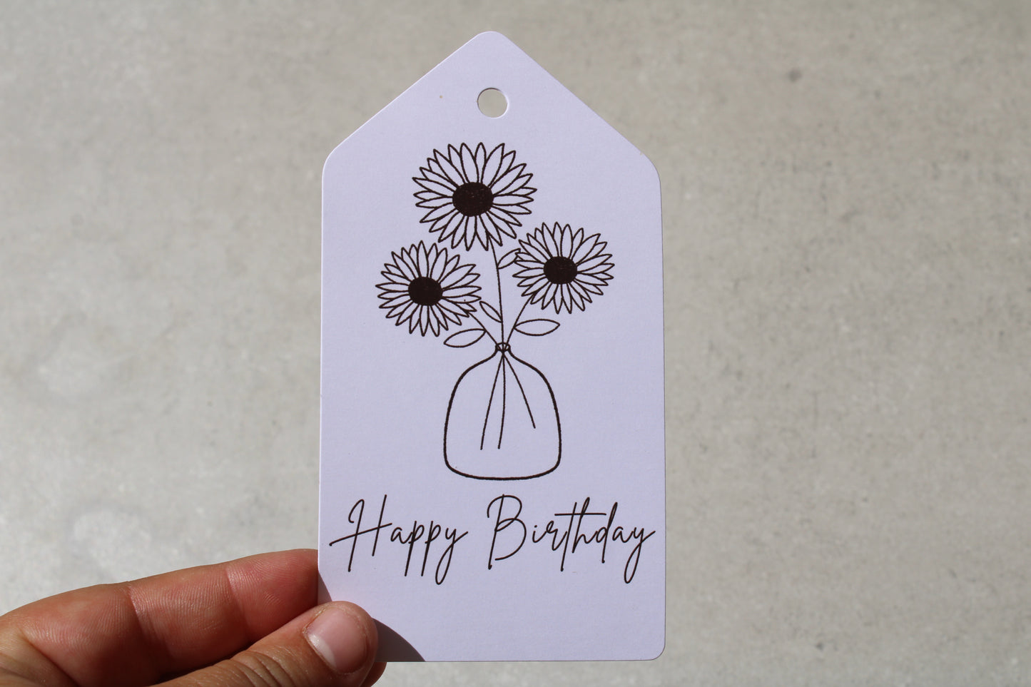 Happy Birthday (jar) - Gift Tag