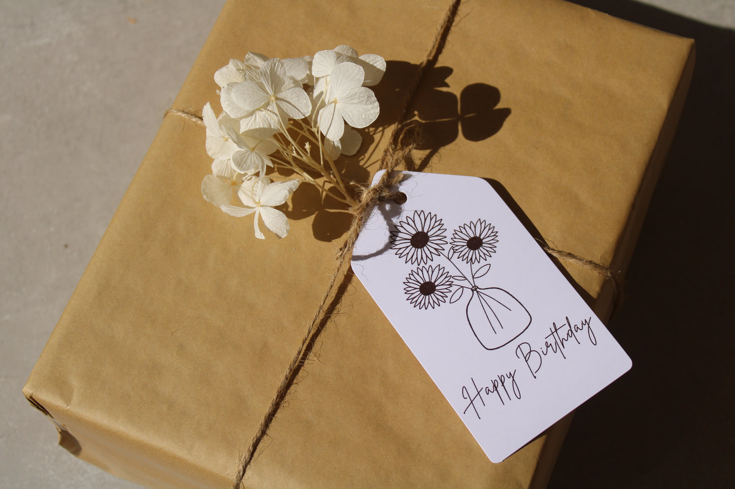 Happy Birthday (jar) - Gift Tag