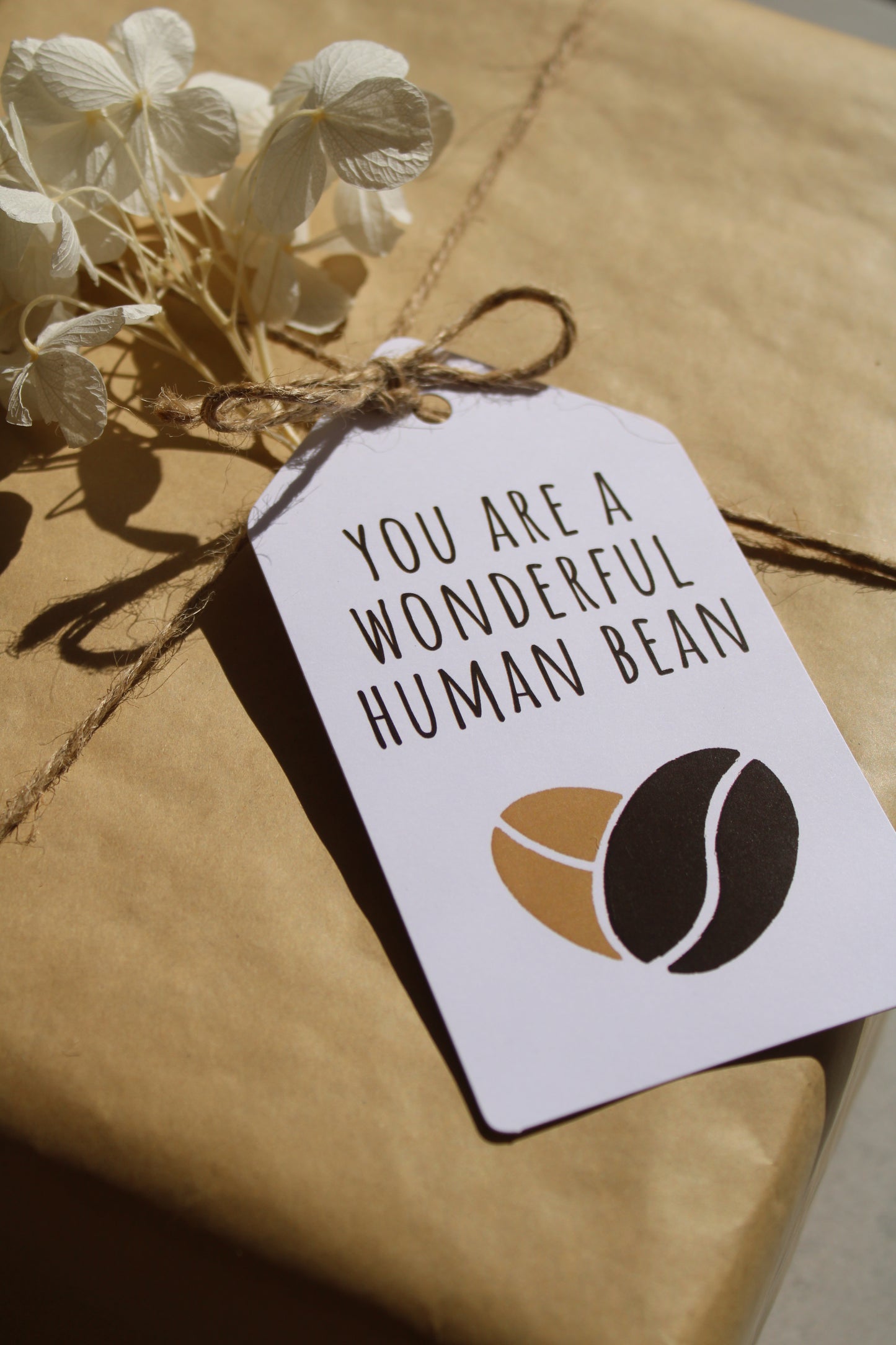 Wonderful Human Bean - Gift Tag