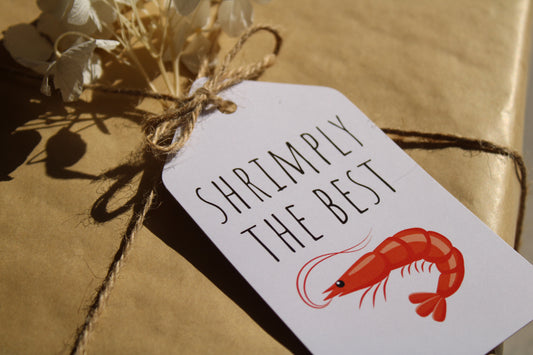 Shrimply The Best - Gift Tag