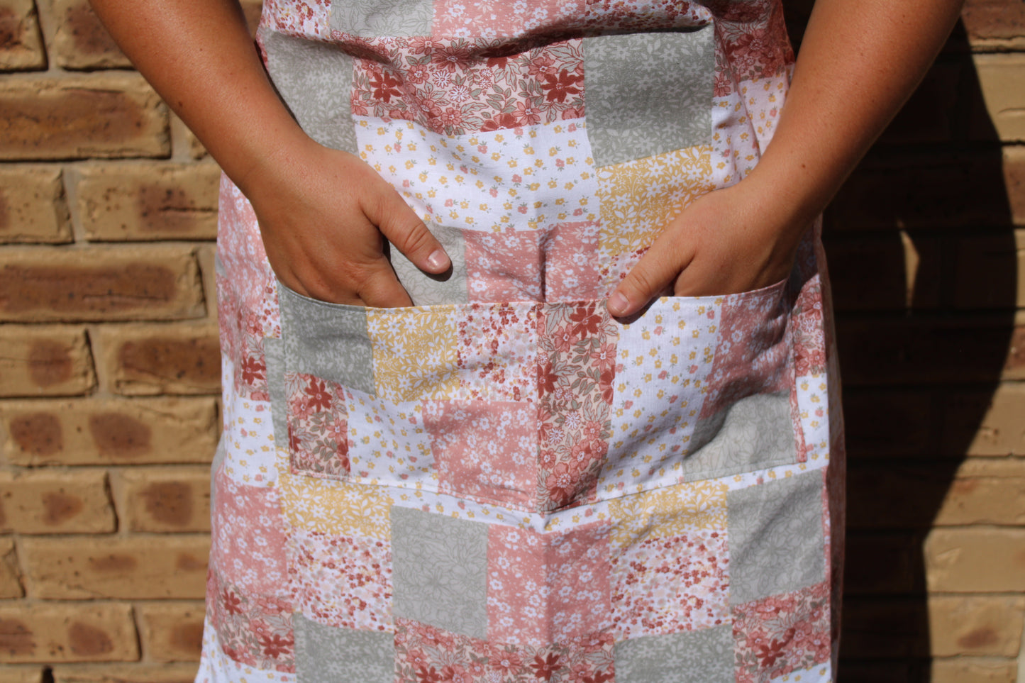 Hand-Sewn Apron - (Patchwork Quilt)