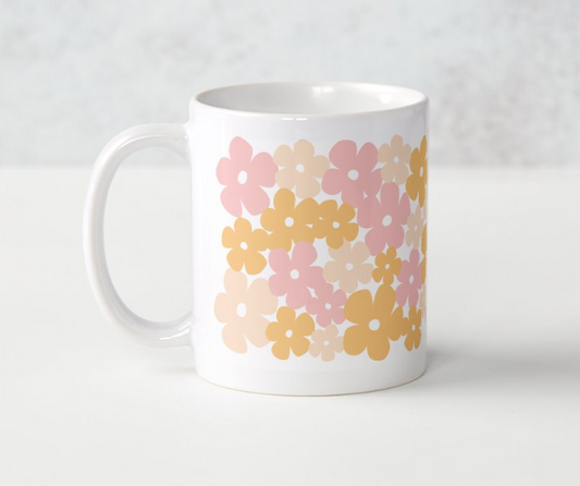 Flower (white) - Mug