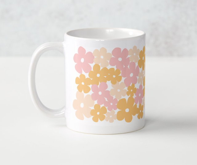 Flower (white) - Mug