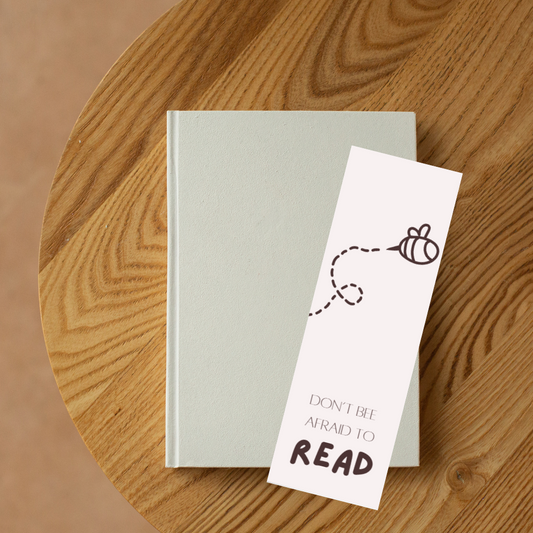 Don't Bee Afraid To Read - Bookmark