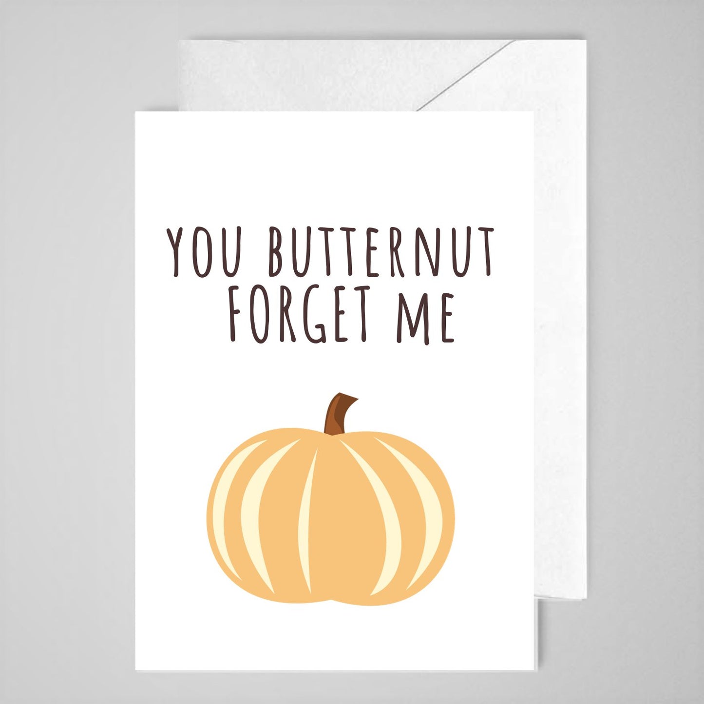 Butter-nut Forget Me - Greeting Card