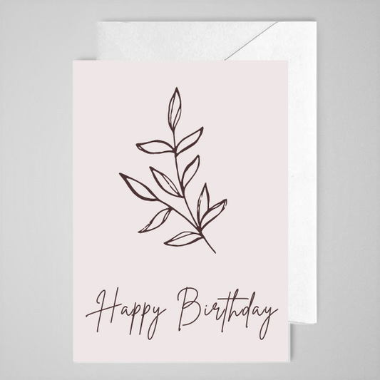 Happy Birthday (florist) - Greeting Card