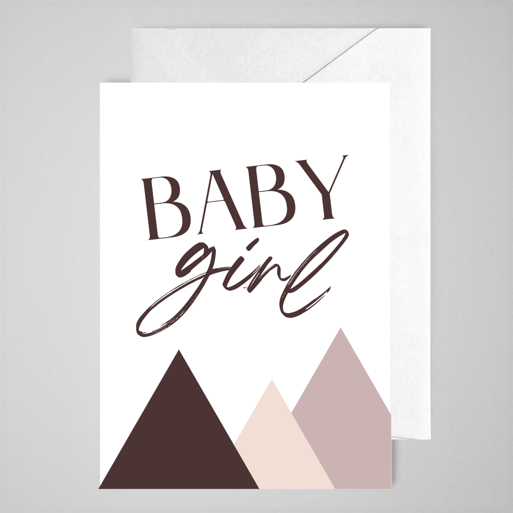Baby Girl (mountain) - Greeting Card