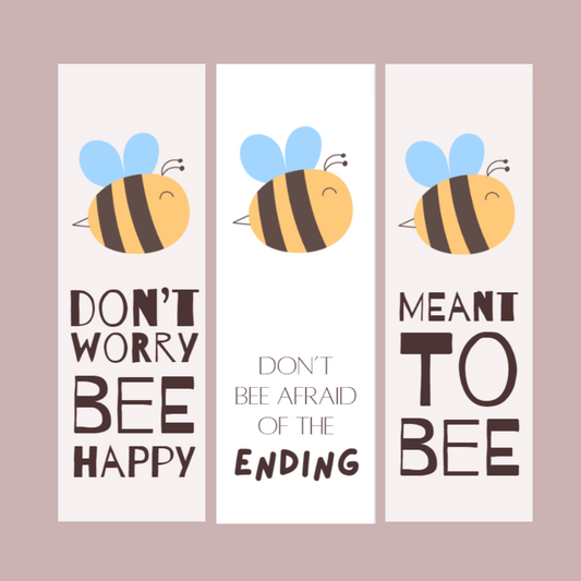 3Pack Bee Bookmark