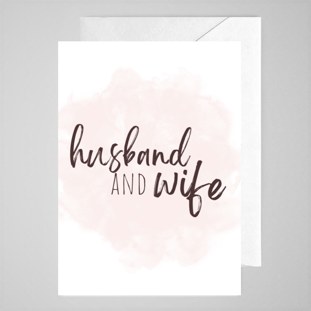 Husband & Wife - Greeting Card