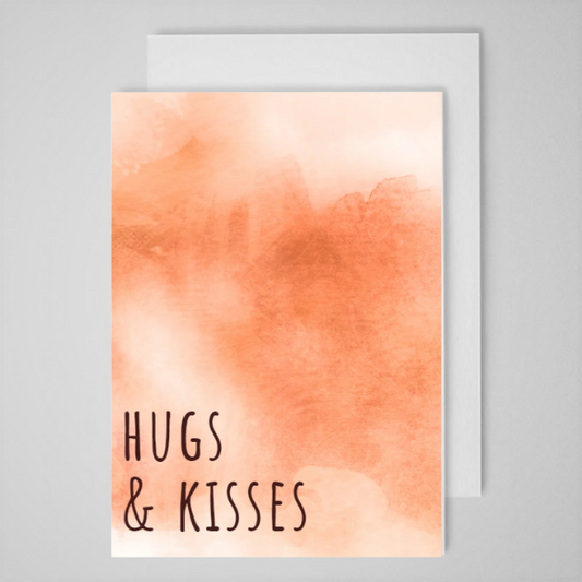 Hugs & Kisses - Greeting Card