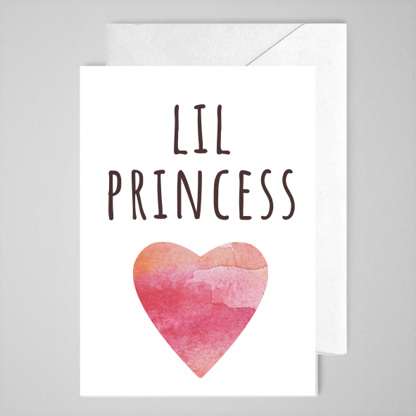 Lil Princess - Greeting Card