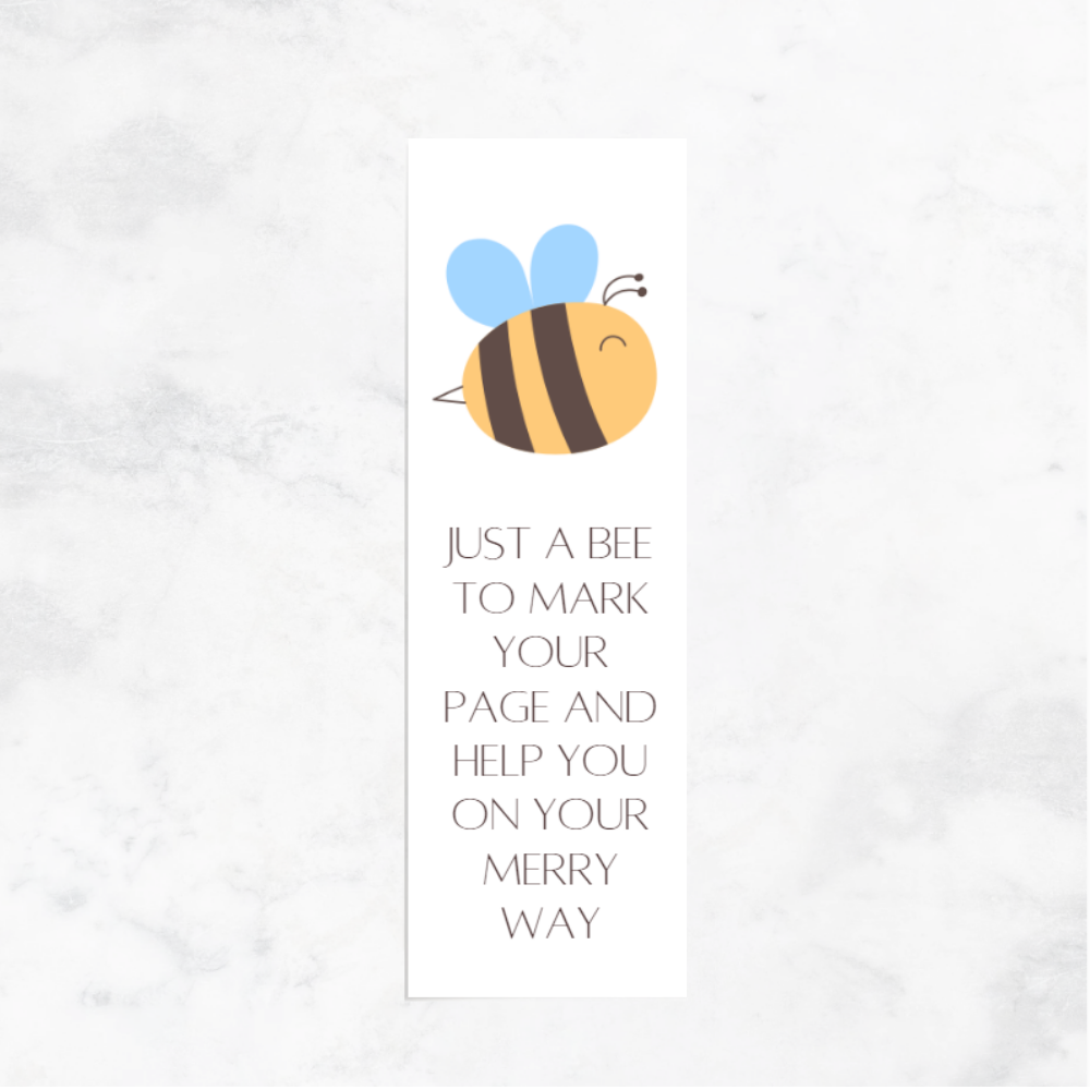 Bee To Mark Your Page- Bookmark