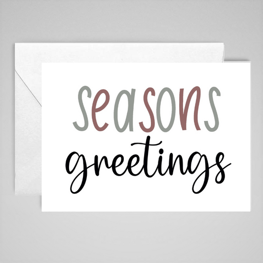 Seasons Greeting Card - Greeting Card