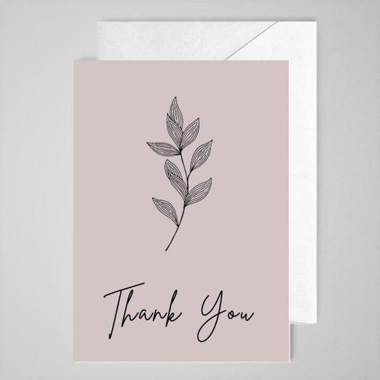 Thankyou Card (florist) - Greeting Card