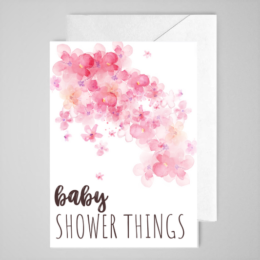 Baby Shower Things - Greeting Card