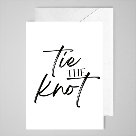 Tie the Knot - Greeting Card