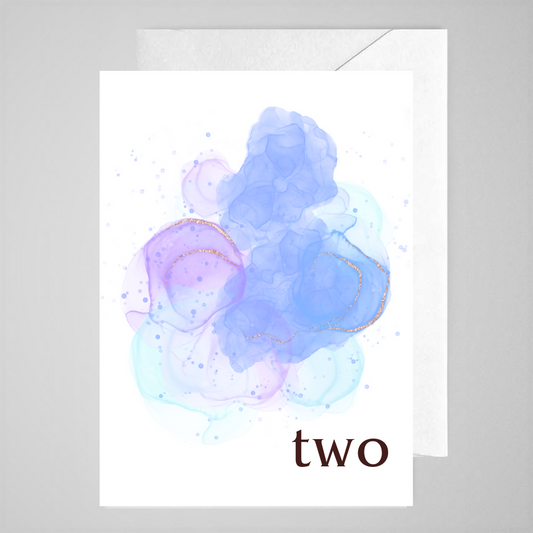 Two (2nd) - Greeting Card