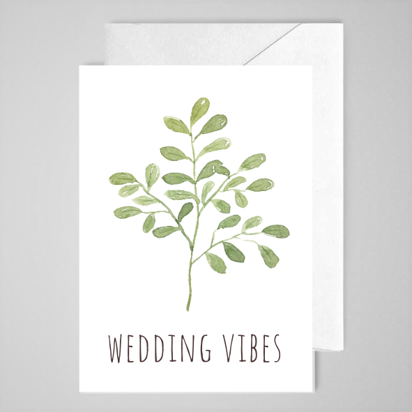 Wedding Vibes - Greeting Card